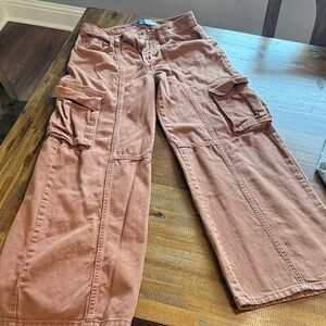 Girls Rust colored Cargo Pants